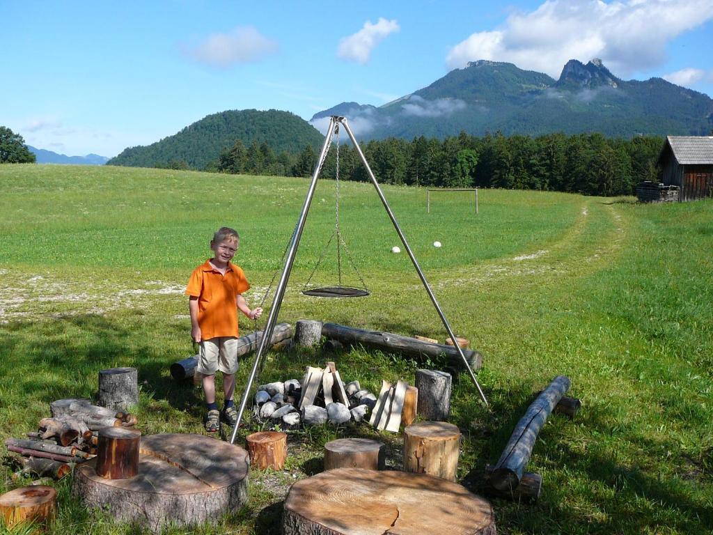 Bio Bauernhof Eggerhof Villa Strobl Kültér fotó